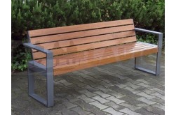 Moderní lavička Miela - kovové lavičky