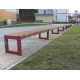 Kovová lavička Santiago - designová lavička 