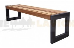 Kovová lavička Santiago - designová lavička 